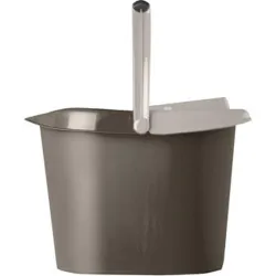 Compra CUBO CON ESCURRIDOR 12 L GRIS VIGAR 9392 al mejor precio