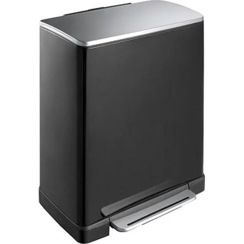 Compra CUBO RECICLAJE METALICO E-CUBE NEGRO 28 +18 L EKO VB 926846 BLACK al mejor precio