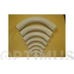 CURVA CORTA PVC GRIS (20...