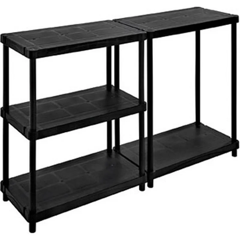Compra ESTANTERIA RESINA NEGRA 5 ESTANTES (INCL) 84 X 40 X 173 CM TERRY 1002694 al mejor precio