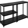 Compra ESTANTERIA RESINA NEGRA 5 ESTANTES (INCL) 84 X 40 X 173 CM TERRY 1002694 al mejor precio