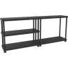 Compra ESTANTERIA RESINA NEGRA 5 ESTANTES (INCL) 84 X 40 X 173 CM TERRY 1002694 al mejor precio