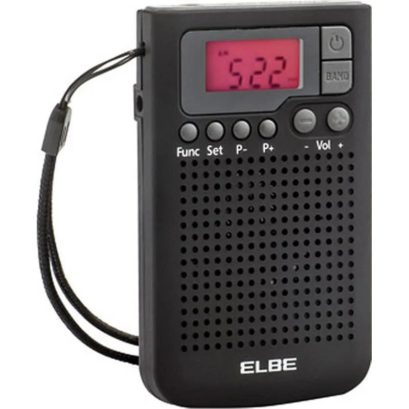 Compra RADIO DIGITAL DE BOLSILLO CON ALTAVOZ ELBE RF-93 al mejor precio