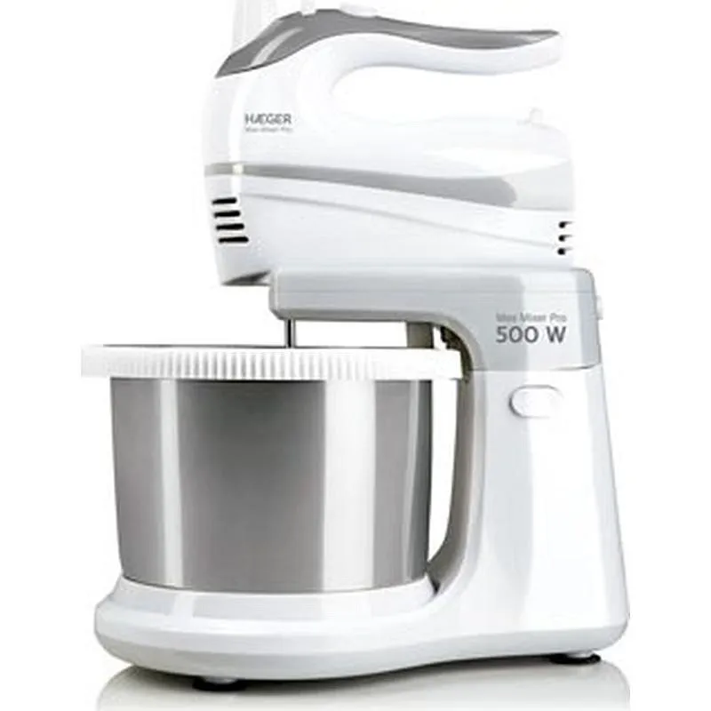 Compra BATIDORA AMASADORA CON BOL MAX MIXER PRO 500W HAEGER BL-5BW.009A al mejor precio