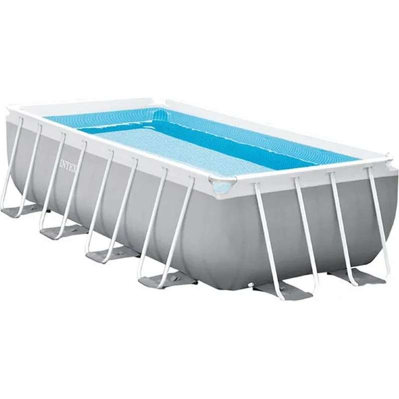 PISCINA RECTANGULAR DESMONTABLE PRIS FRAME 10.874 L DEPURADORA CARTUCHO TIPO A 488X244X107CM INTEX 55212