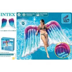 Compra COLCHONETA HINCHABLE 'ALAS DE ANGEL' 251 X 160CM INTEX 58786EU al mejor precio