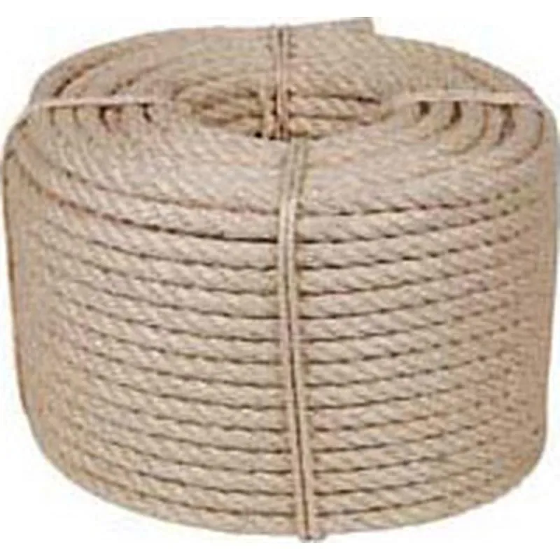Compra CUERDA SISAL CABLEADA 4 CABOS diametro 6 MM 10 MT ROMBULL 437010001600 al mejor precio