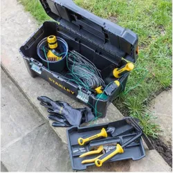 Compra CAJA HERRAMIENTAS ABS NEGRO 1 BANDEJA ESSENTIAL 320 X 188 X 132 MM STANLEY STST1-75515 al mejor precio