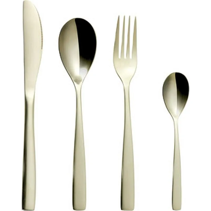 Compra CUBERTERIA 24 PIEZAS BCN CHAMPAGNE COMAS 6720 al mejor precio