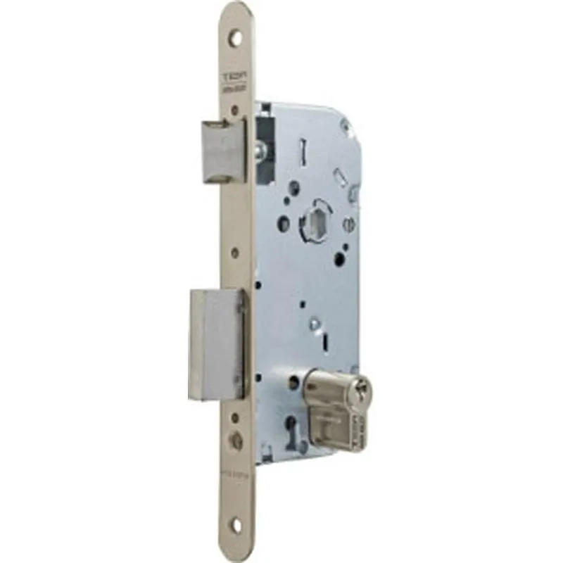 Compra CERRADURA 130-50 ENTRADA 50MM CANTO REDONDO CILINDRO 30/30MM H.NIQUEL TESA 13058RHN al mejor precio