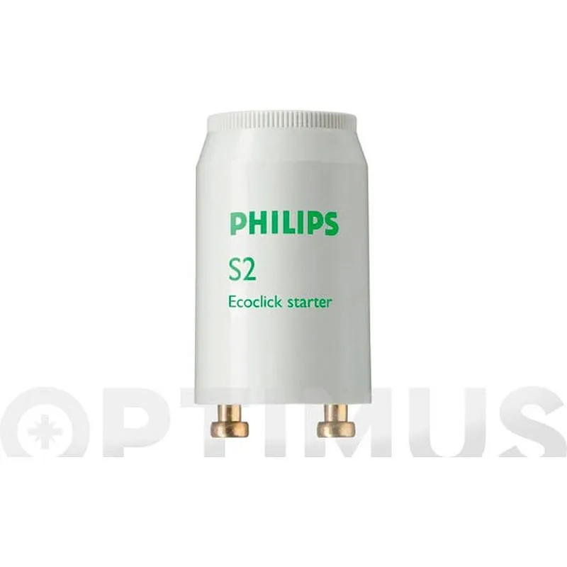 Compra CEBADOR PARA FLUORESCENTE S2 TUBOS DE 22W PHILIPS 8711500697509 al mejor precio