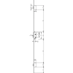 Compra CERRADURA SEGURIDAD EMBUTIR 3 PUNTOS TLB3/30-30 LARGO DORADO TESA TLB3566LE al mejor precio