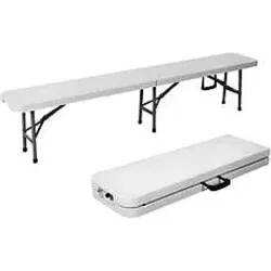 Compra BANCO PLEGABLE COLECTIVIDAD 180X28 H 43 CM BOX PLUS BPJ-012009-3 al mejor precio