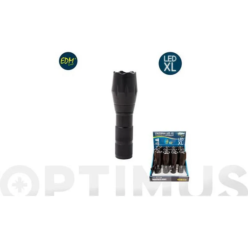 Compra LINTERNA ALUMINIO CREEXML-T6 140LM 3XAAA INCLUIDAS EDM 36398 al mejor precio