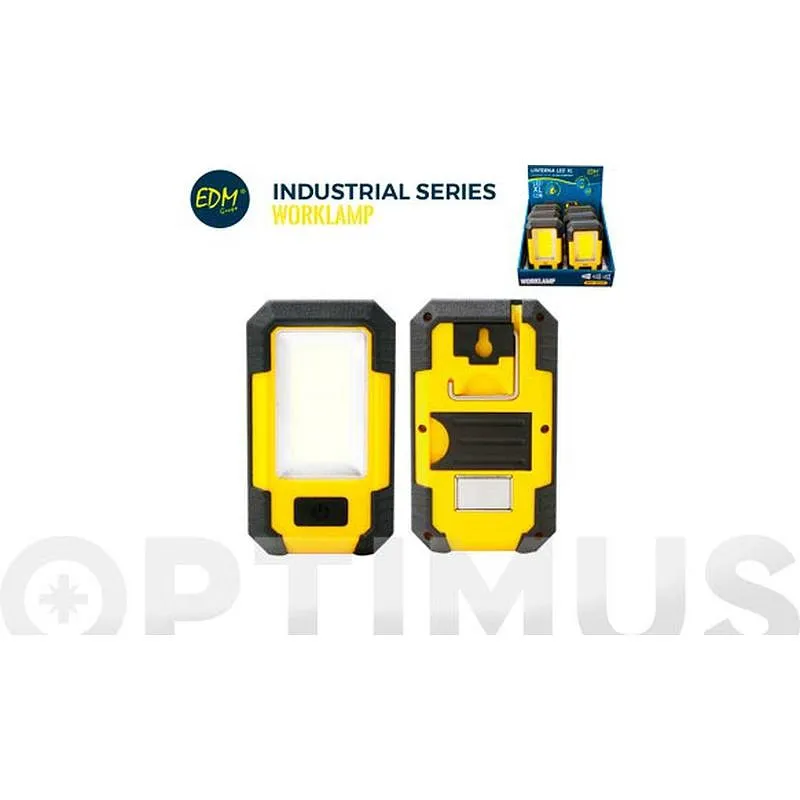 Compra LINTERNA LED COB 500LM 2X2000MAH RECARGABLES INCL EDM 36392 al mejor precio