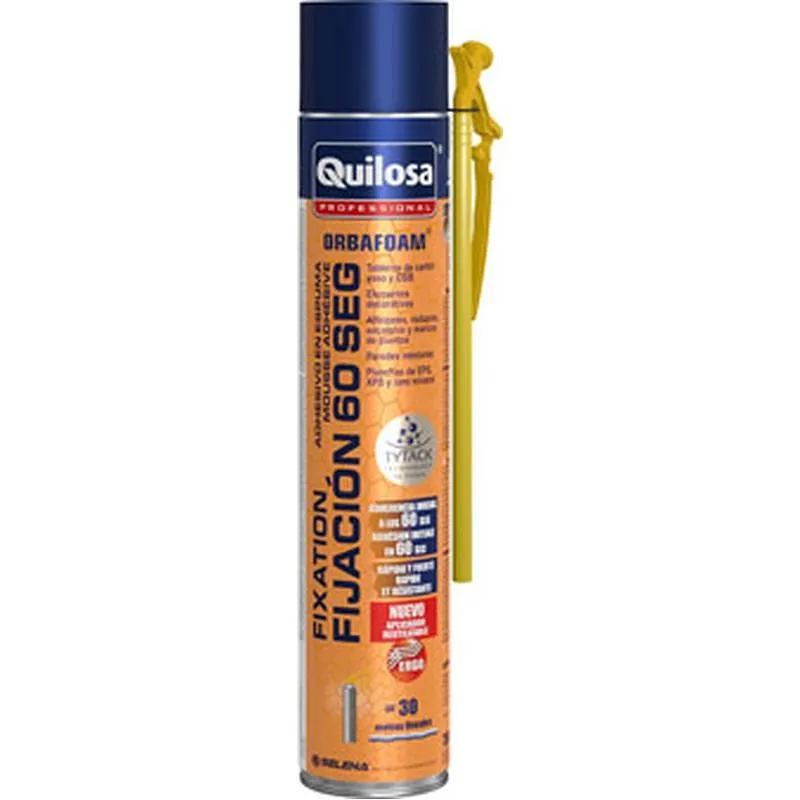 Compra ESPUMA ADHESIVA MONTAJE ORBAFOAM FIJACIÓN 60 SEG CANULA 750 ML QUILOSA 10040759 al mejor precio