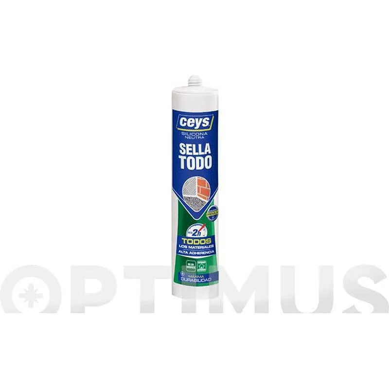 Compra SILICONA NEUTRA SELLATODO 280 ML TRANSLUCIDO CEYS 505529 al mejor precio