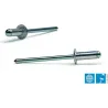 Compra REMACHE ESTANDAR CABEZA ALOMADA diametro 4,8 X 21 MM, ALUMINIO/ACERO 250 UDS BRALO 01010004821 al mejor precio