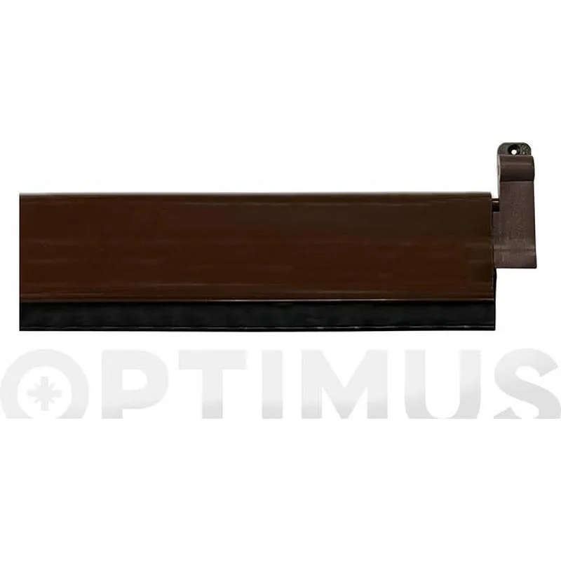 Compra BURLETE BAJO PUERTA ALUMINIO/GOMA BASCULANTE 93 CM MARRON BUECASA 128280 al mejor precio