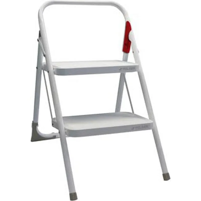 Compra TABURETE PLEGABLE 2 PELDAÑOS HOMOLOGADO M/10 2 PELDAÑOS BLANCO ROLSER MET003 BLANCO al mejor precio