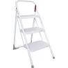 Compra TABURETE PLEGABLE 3 PELDAÑOS HOMOLOGADO M/11 3 PELDAÑOS BLANCO ROLSER MET004 BLANCO al mejor precio