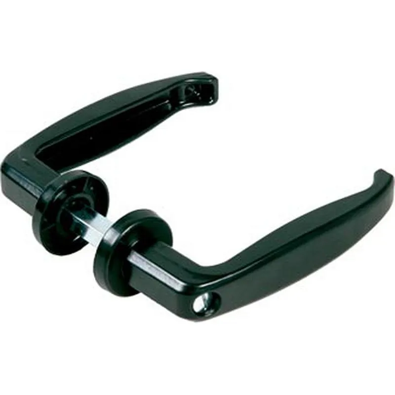 Compra MANILLA 232 ROSETA ALUMINIO PUERTA METALICA (JUEGO) NEGRA MICEL 17124 al mejor precio