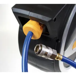 Compra ENROLLADOR MANGUERA AIRE COMPRIMIDO 12 M diametro 8 X12 CON SOPORTE PARED PRESION: 15 BAR IRONSIDE 201572 al mejor precio