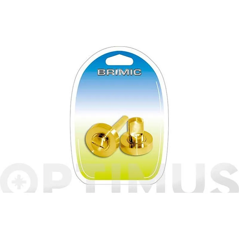 Compra MULETILLA + DESBLOQUEO ALUMINIO ROSETA REDONDA diametro 35 MM LATON SATINADO MICEL 17061 al mejor precio