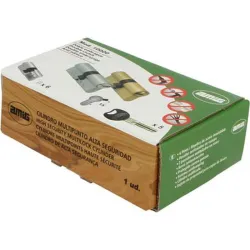 Compra CILINDRO 10000 LEVA LARGA, DOBLE EMBRAGUE 31-31 CROMO MATE, 5 LLAVES AMIG 21544 al mejor precio