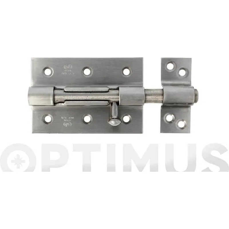 Compra PASADOR 454 CON PORTACANDADO 70X67MM ACERO INOXIDABLE MATE 18/8 AMIG 14176 al mejor precio