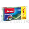 Compra ESTROPAJO FIBRA CON ESPONJA (2+1 UDS) ULTRAFRESH VILEDA 77662 al mejor precio