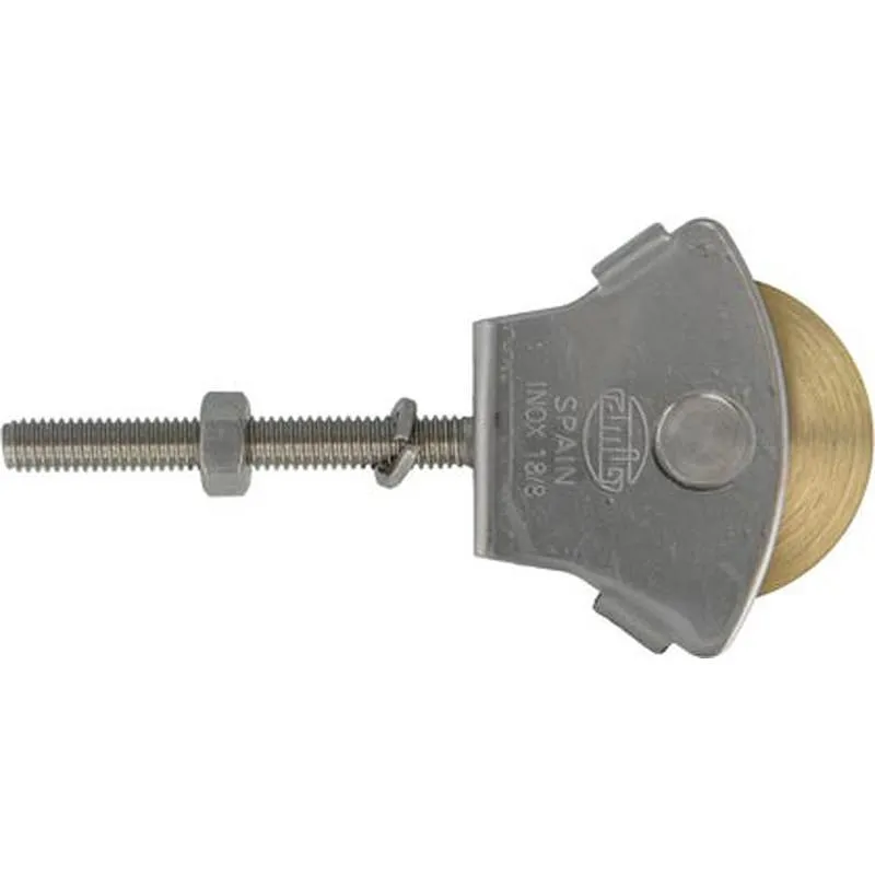 Compra POLEA TENDEDERO CON TORNILLO INOX MODELO 23 ROLDANA diametro34MM LATON AMIG 6426 al mejor precio