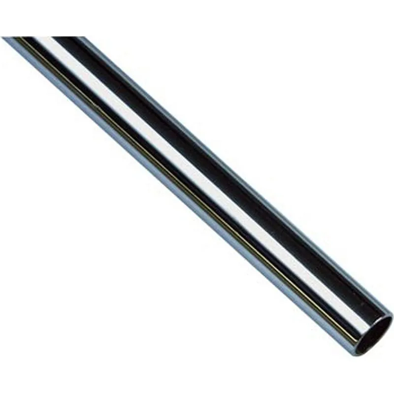 Compra TUBO ARMARIO REDONDO ACERO MODELO 5 diametro 12 MM X 2 M CROMADO BRILLO AMIG 18695 al mejor precio