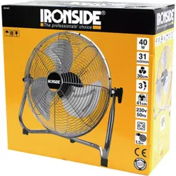 Compra VENTILADOR INDUSTRIAL diametro45CM 100W ORIENTABLE 3 VELOCIDADES IRONSIDE 201468 al mejor precio