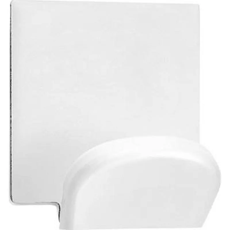 Compra COLGADOR ADHESIVO 1 GANCHO ACERO INOXIDABLE BLANCO 2 UNIDADES INOFIX 2078-B- al mejor precio