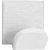 Compra COLGADOR ADHESIVO 1 GANCHO ACERO INOXIDABLE CROMO MATE/BLANCO 2 UNIDADES INOFIX 2078-2- al mejor precio