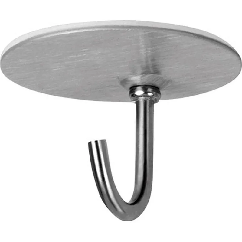 Compra COLGADOR ADHESIVO 1 GANCHO ACERO INOXIDABLE VERTICAL 2 UNIDADES INOFIX 2176-1- al mejor precio