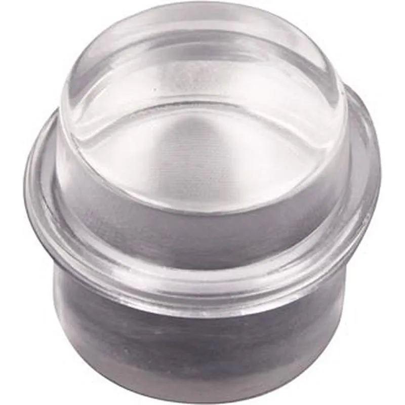 Compra TOPE PUERTA ADHESIVO CILINDRICO diametro 32 MM METACRILATO GOMA TRANSPARENTE BRINOX B90230H al mejor precio