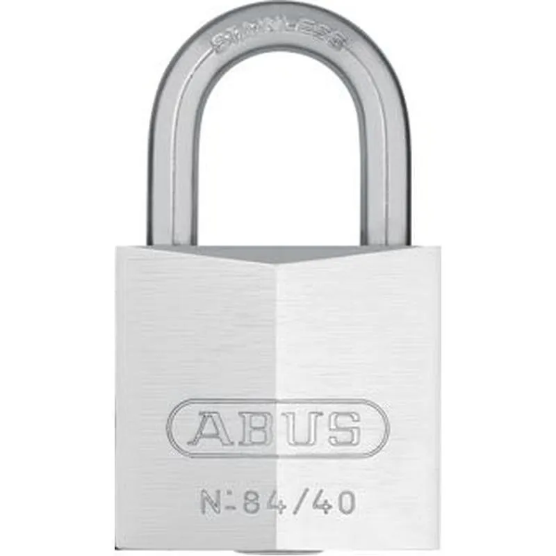 Compra CANDADO 84IB ARCO NORMAL ACERO INOX BLISTER 30 MM CROMADO ABUS 84IB/30 B al mejor precio