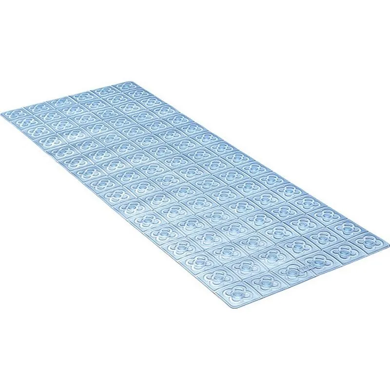 Compra ALFOMBRA DE BAÑO 96X36 CM ANTIDESLIZANTE BCN CON VENTOSAS AGUA TATAY 5511803 al mejor precio