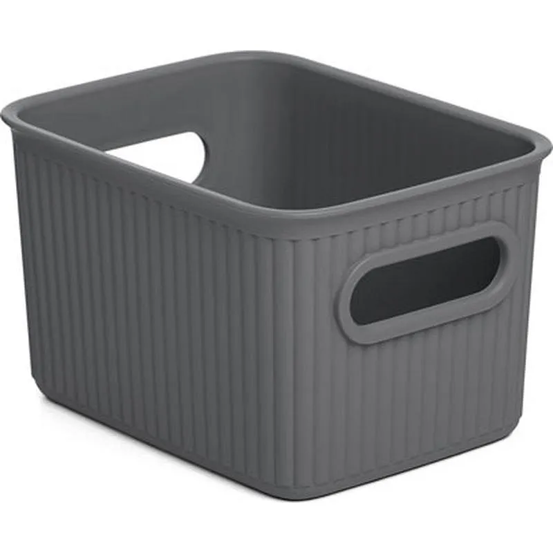Compra CESTA ORDENACION BAOBAB S ANTRACITA 12,8 X 16,7 X 10 CM TATAY 7010114 al mejor precio