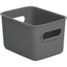 Compra CESTA ORDENACION BAOBAB S ANTRACITA 12,8 X 16,7 X 10 CM TATAY 7010114 al mejor precio