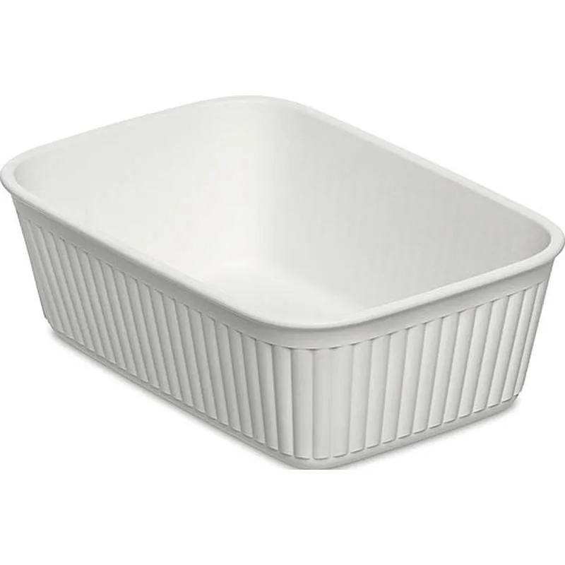 Compra CESTA ORDENACION BAOBAB BLANCA 11 X 17 X 5,5 CM TATAY 7012101 al mejor precio