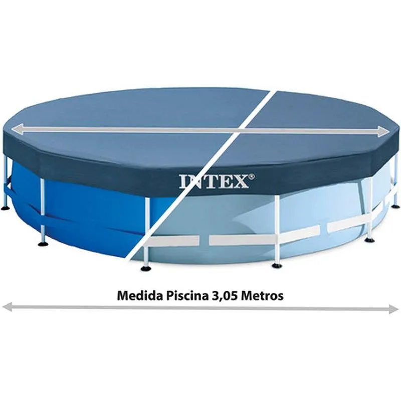 Compra COBERTOR DE INVIERNO PARA PISCINA REDONDA METAL FRAME INTEX diametro 305 CM INTEX 50966 al mejor precio