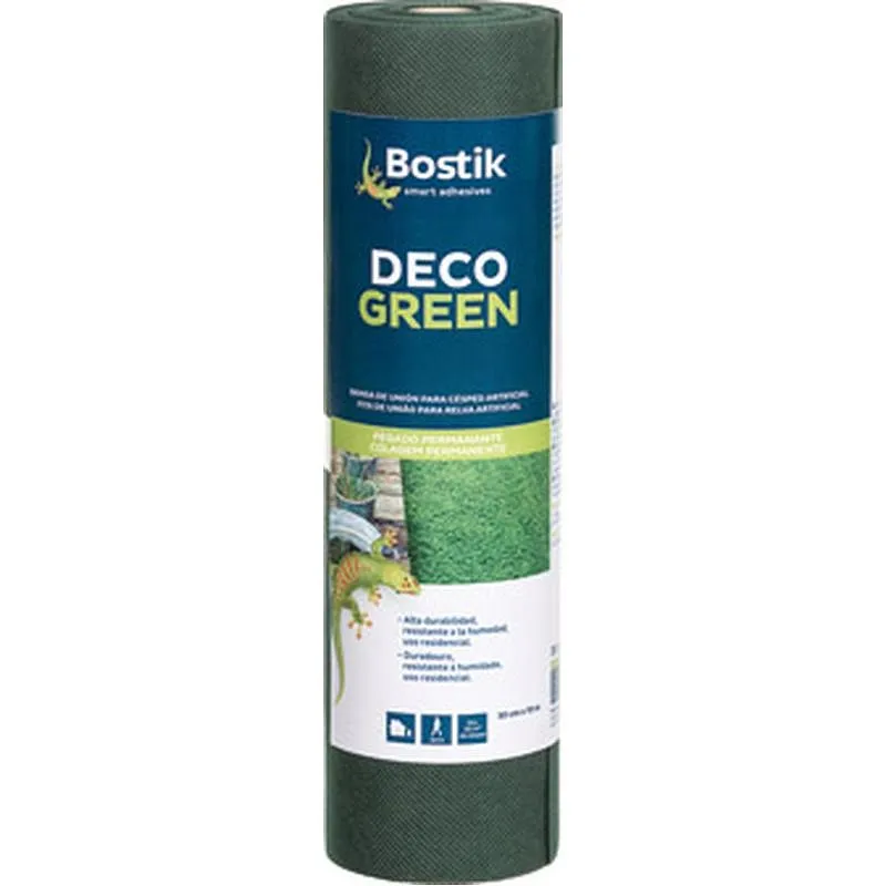 Compra BANDA UNION DECO GREEN PERMANENTE 30 CM X 10 M VERDE BOSTIK 30610989 al mejor precio