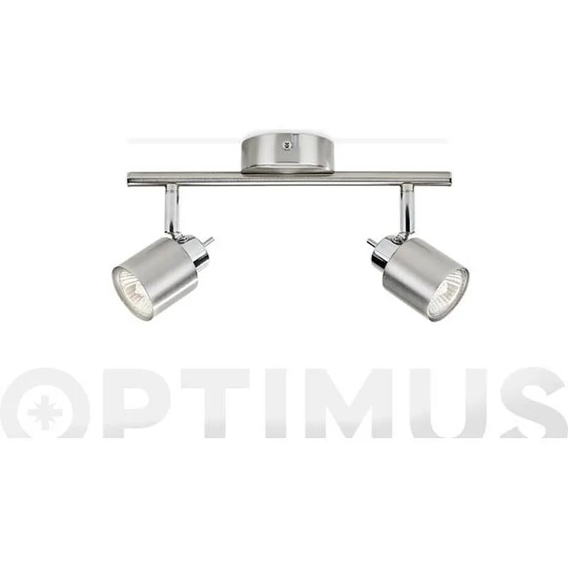 Compra FOCO MERANTI GU10 2 X 35 W MAX 2 FOCOS NIQUEL PHILIPS 5031217E7 al mejor precio