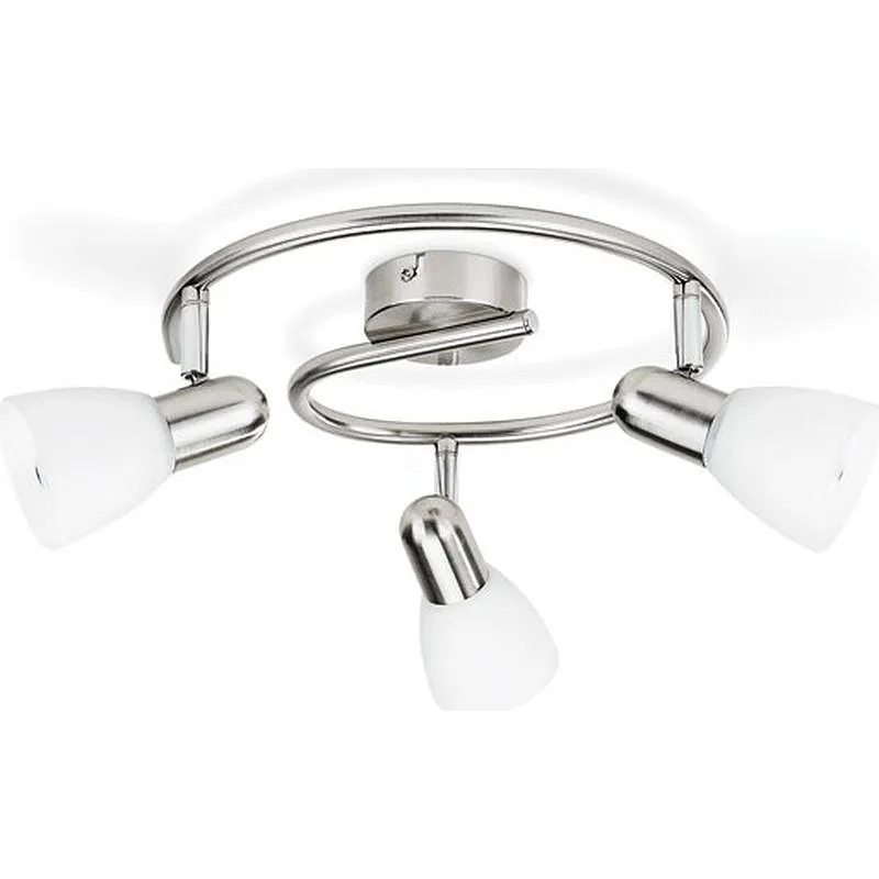 Compra FOCO BURLAP E14 3 X 40 W MAX 3 FOCOS NIQUEL PHILIPS 5023317E7 al mejor precio