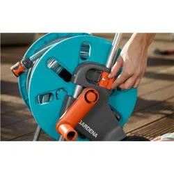 Compra CARRO PORTAMANGUERA AQUAROLL S MANGUERA DE 20 M DE diametro 13 MM GARDENA 1850250 al mejor precio