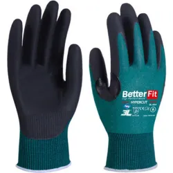 Compra GUANTE ANTICORTE FIBRA VIDRIO RECUBIERTO NITRILO FOAM HYPERCUT TALLA 8 3L BL-004 al mejor precio