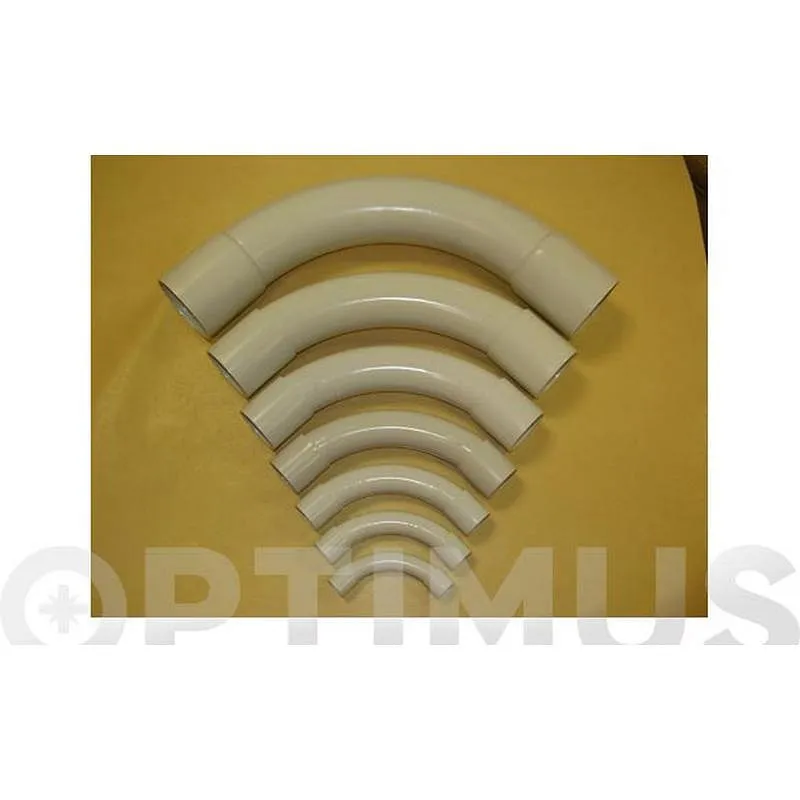 Compra MANGUITO PVC CURVADO 90º M-16 25 UDS 22300016 al mejor precio